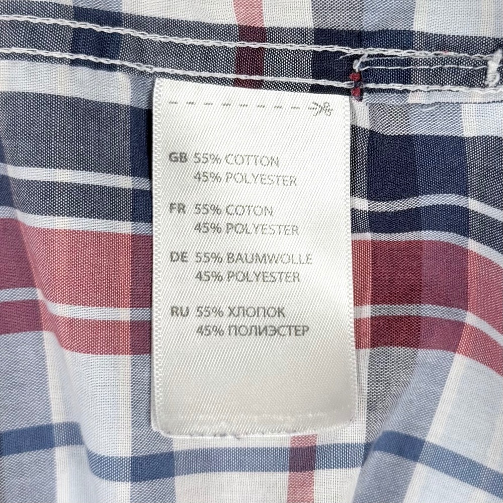 Lot of 5 Harbor Bay Short Sleeve Button Down Shirt Short Sleeve Casual Preppy - Picture 12 of 12